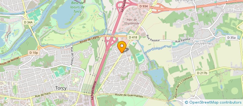 localisation de l'entreprise SCI GR MARNE à SAINT-THIBAULT-DES-VIGNES