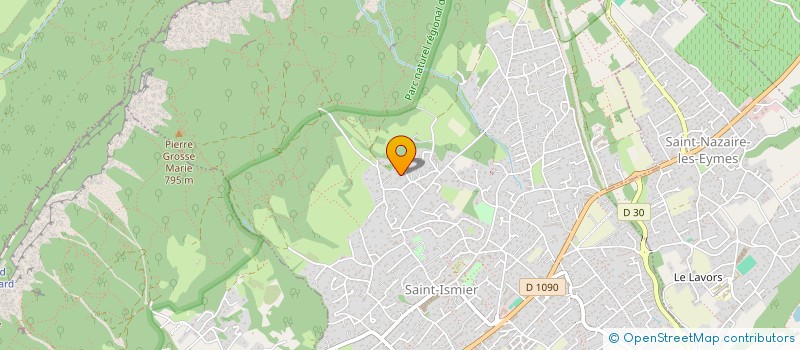 localisation de l'entreprise SCI GR PAMY à SAINT-ISMIER