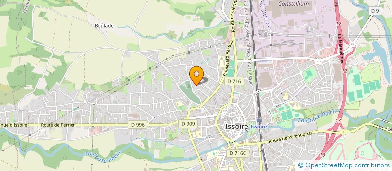 localisation de l'entreprise SCI GR2C  ISSOIRE