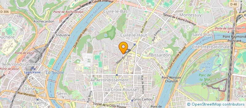 localisation de l'entreprise SCI GRAAL  CALUIRE-ET-CUIRE