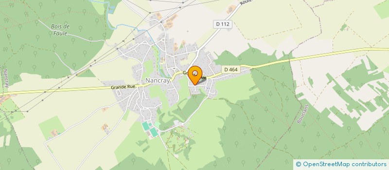 localisation de l'entreprise SCI GRAB  NANCRAY