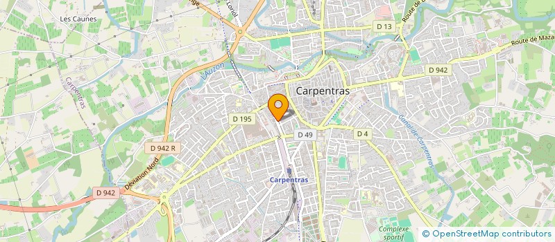 localisation de l'entreprise SCI GRABA  CARPENTRAS