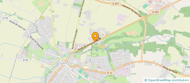 localisation de l'entreprise SCI GRABOT & ORGERIE  SAINT-LYS