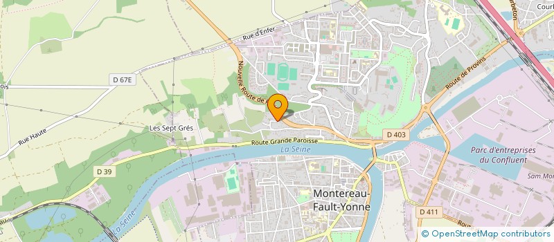 localisation de l'entreprise SCI GRABSI- NADHIR ET FILS à MONTEREAU-FAULT-YONNE