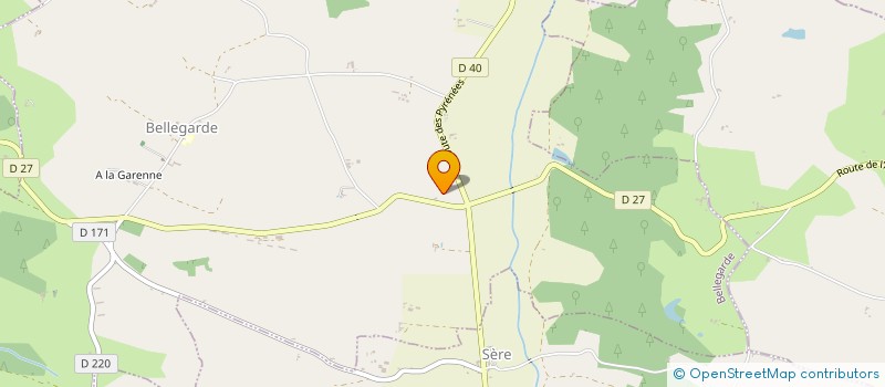 localisation de l'entreprise SCI GRACE  BELLEGARDE