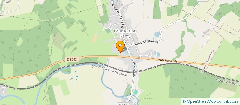 localisation de l'entreprise SCI GRACE  POURU-SAINT-REMY