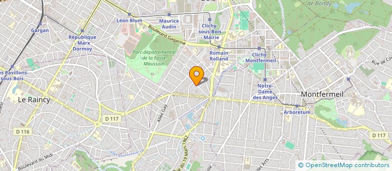 localisation de l'entreprise SCI GRACE à CLICHY-SOUS-BOIS