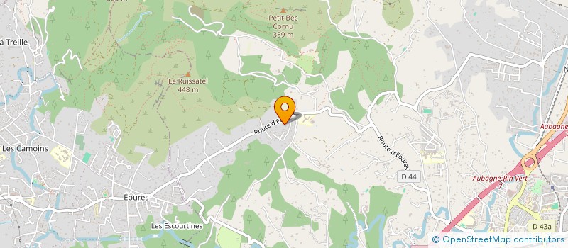 localisation de l'entreprise SCI GRACELAND à AUBAGNE