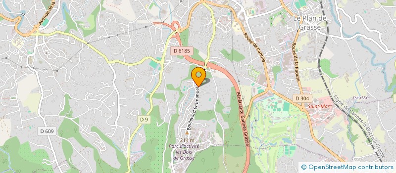 localisation de l'entreprise SCI GRACEPOLS  GRASSE