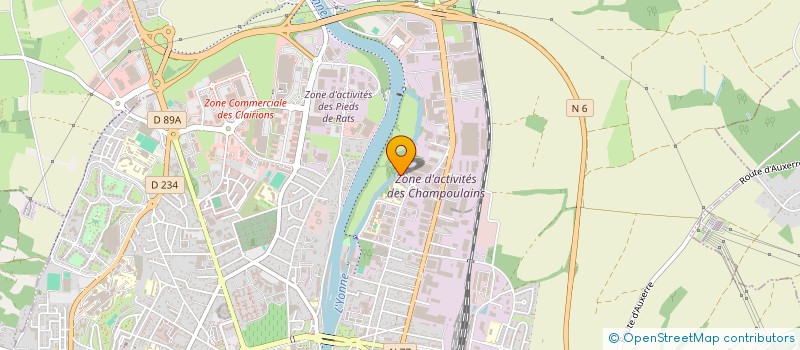 localisation de l'entreprise SCI GRACIA LOCATION à AUXERRE