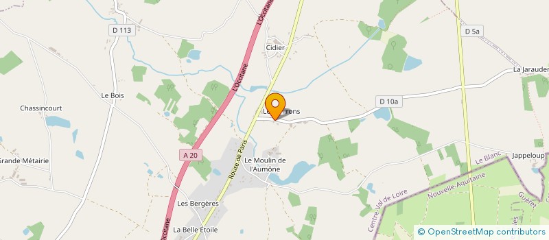 localisation de l'entreprise SCI GRACIO-CHATEIGNER à MOUHET
