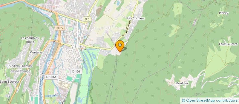 localisation de l'entreprise SCI GRACIOSA  VIZILLE