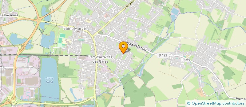 localisation de l'entreprise SCI GRACYK  SAINT-MARCEL