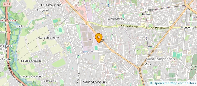 localisation de l'entreprise SCI GRACZYK  SAINT-CYR-SUR-LOIRE