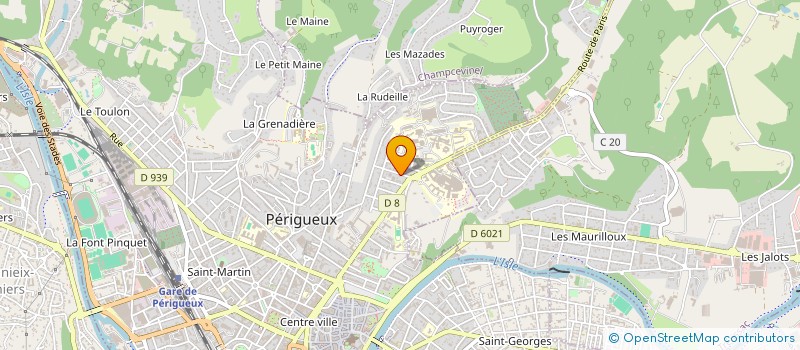 localisation de l'entreprise SCI GRAD à PERIGUEUX
