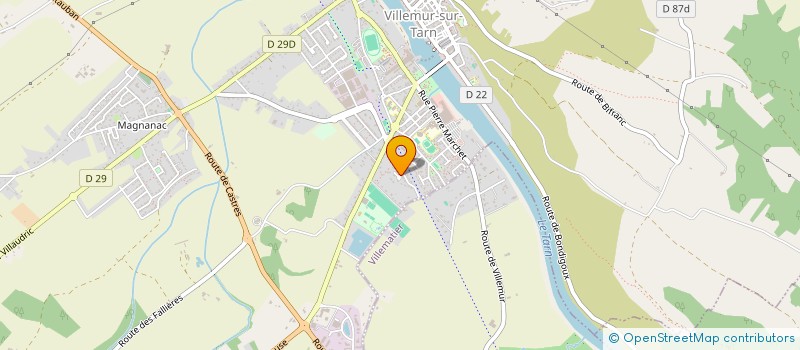 localisation de l'entreprise SCI GRADEDA  VILLEMUR-SUR-TARN