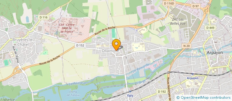 localisation de l'entreprise SCI GRADEL  OLLAINVILLE