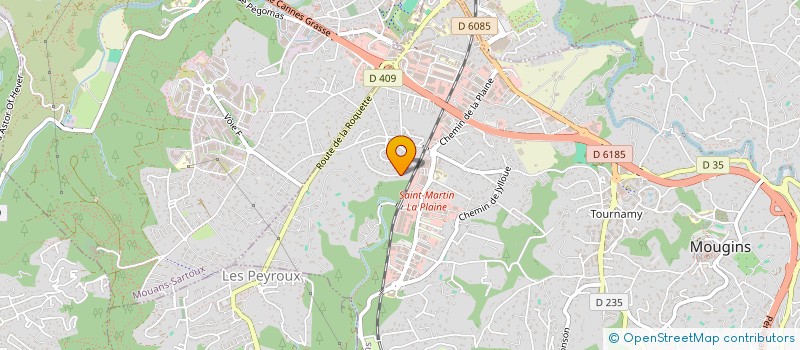 localisation de l'entreprise SCI GRADEVOLE à MOUGINS