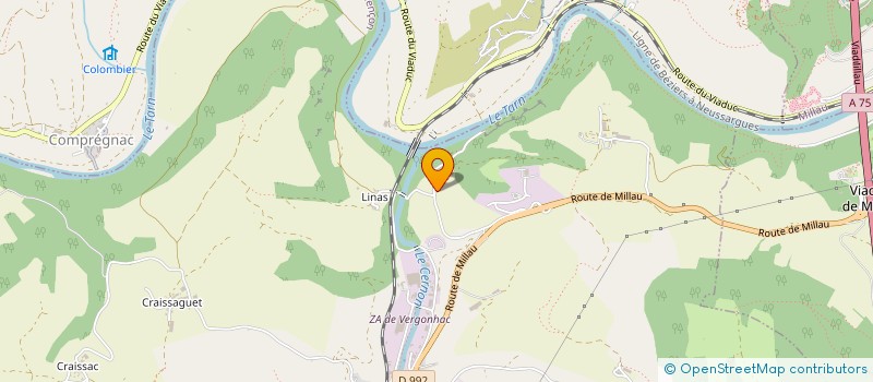 localisation de l'entreprise SCI GRADIENT  LA ROQUE-SAINTE-MARGUERITE