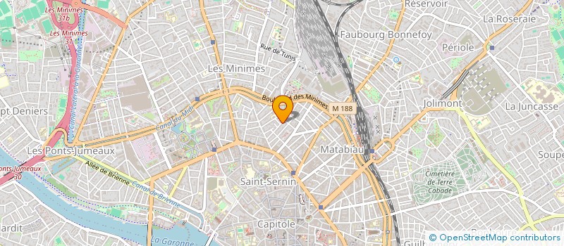 localisation de l'entreprise SCI GRADT  TOULOUSE