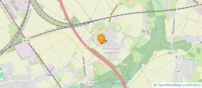 localisation de l'entreprise SCI GRAF 2 à PERONNE-EN-MELANTOIS