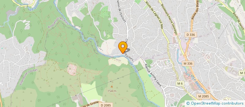 localisation de l'entreprise SCI GRAF  LA COLLE-SUR-LOUP