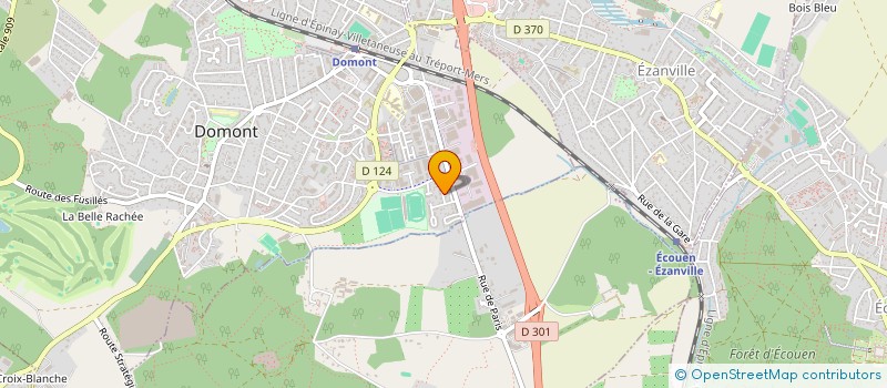 localisation de l'entreprise SCI GRAFFIN  DOMONT