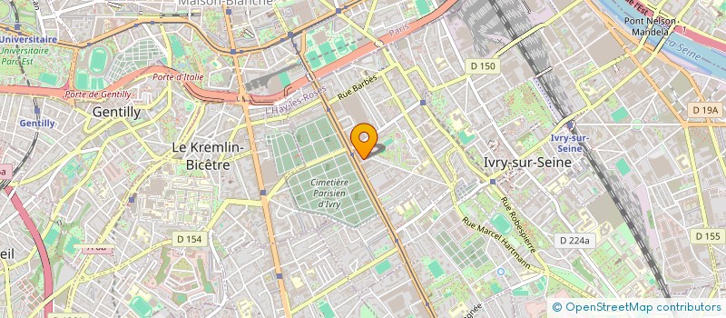 localisation de l'entreprise SCI GRAFIK 42 à IVRY-SUR-SEINE