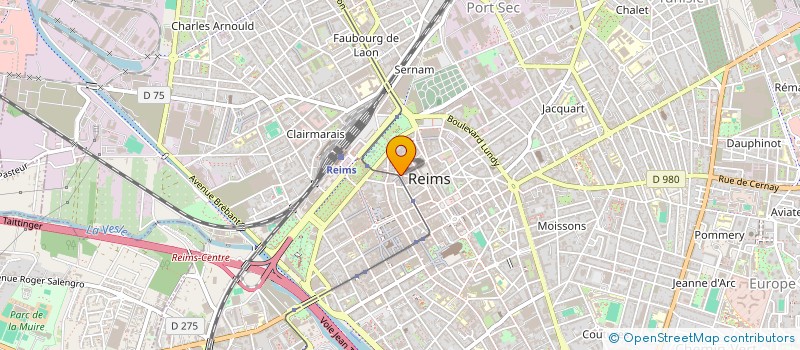 localisation de l'entreprise SCI GRAILLOT PELLETIER  REIMS