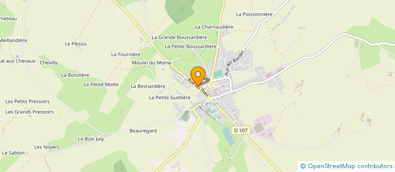 localisation de l'entreprise SCI GRAIN DE BLE à CETON
