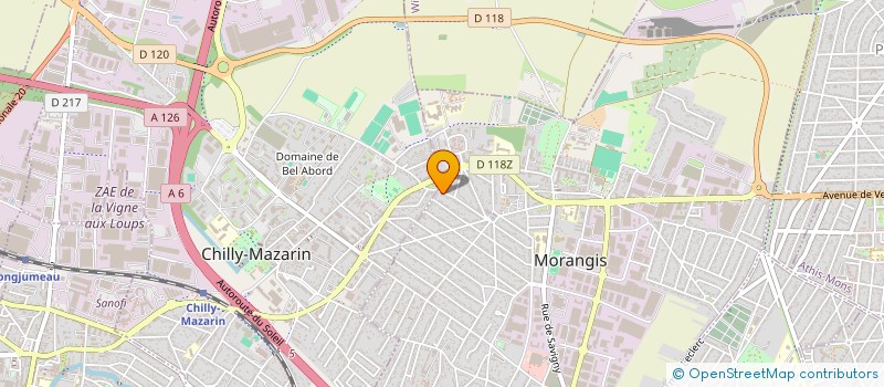 localisation de l'entreprise SCI GRAIN DE SABLE  SAINT-FARGEAU-PONTHIERRY