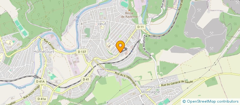 localisation de l'entreprise SCI GRAINCA  JUF