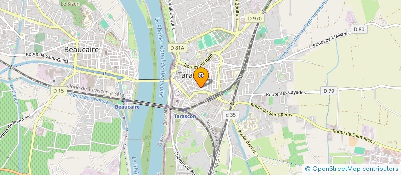 localisation de l'entreprise SCI GRAINDORGE  TARASCON