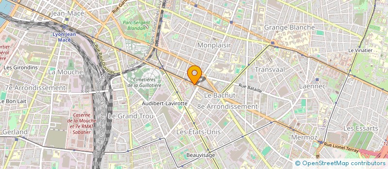 localisation de l'entreprise SCI GRAINE CREATIVE  LYON