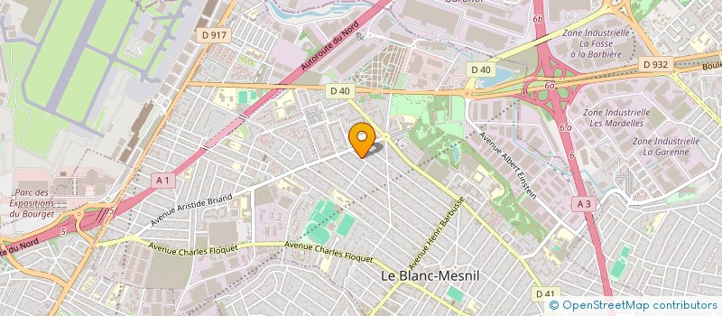 localisation de l'entreprise SCI GRAINES DE BRETAGNE à LE BLANC-MESNIL