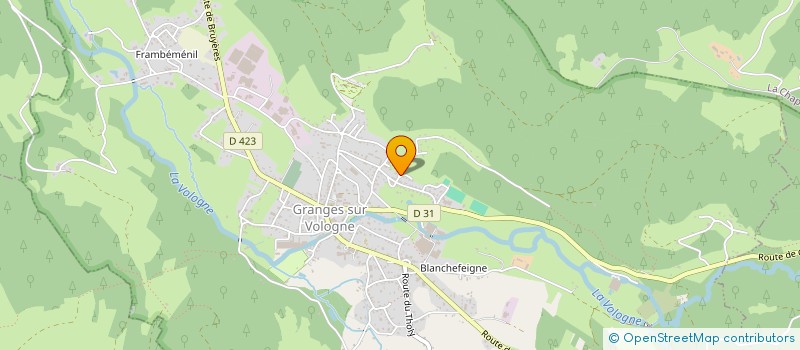 localisation de l'entreprise SCI GRAINGEAUDE  GRANGES-AUMONTZEY