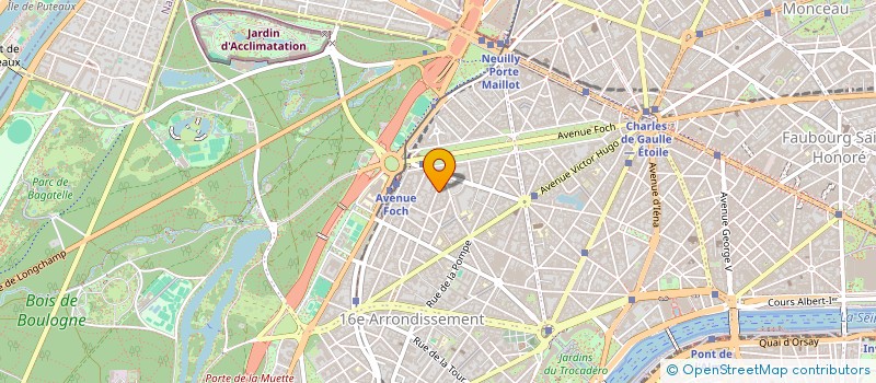 localisation de l'entreprise SCI GRAINVILLE-MADRID  PARIS