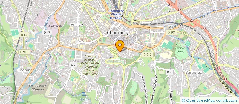 localisation de l'entreprise SCI GRAK  CHAMBERY