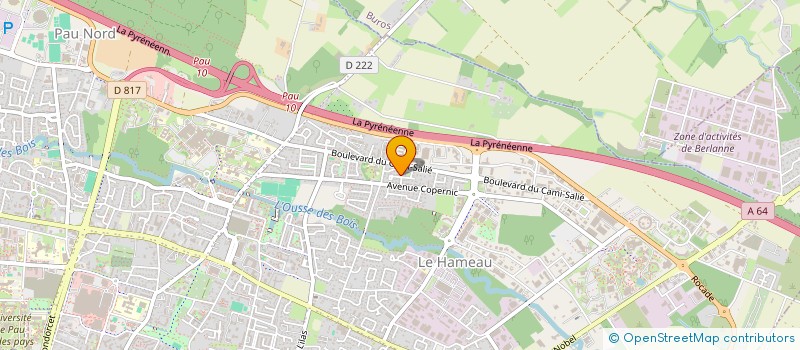 localisation de l'entreprise SCI GRAL à PAU