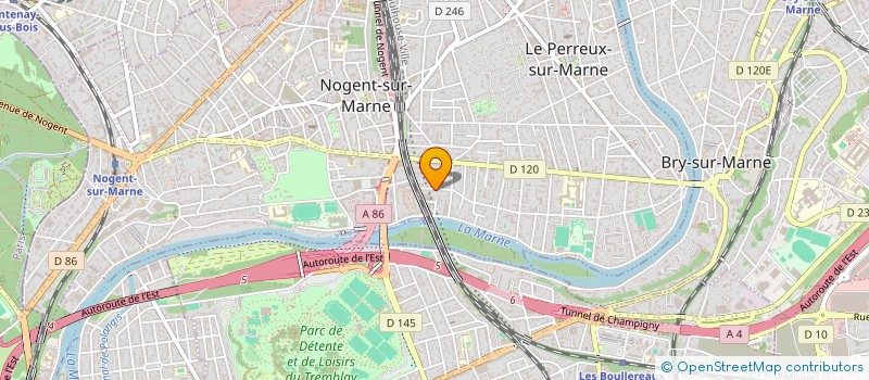 localisation de l'entreprise SCI GRAL  LE PERREUX-SUR-MARNE