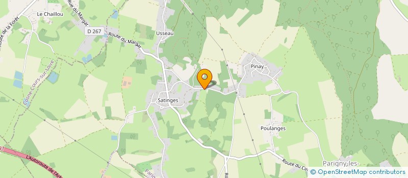 localisation de l'entreprise SCI GRALHIEN à PARIGNY LES VAUX