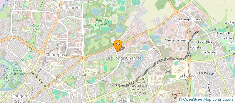localisation de l'entreprise SCI GRALL  RENNES