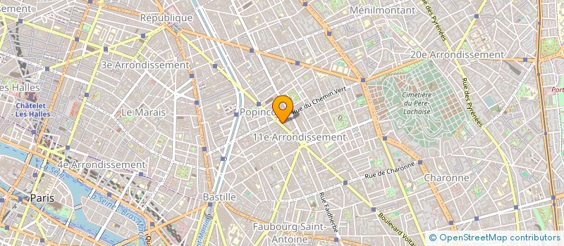 localisation de l'entreprise SCI GRAM  PARIS