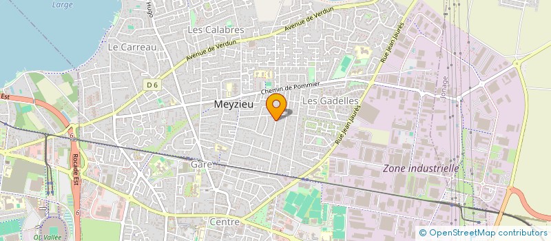 localisation de l'entreprise SCI GRAM  PUSIGNAN