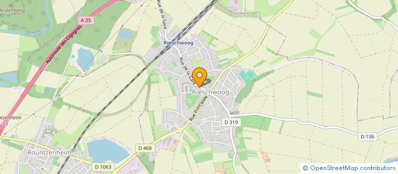 localisation de l'entreprise SCI GRAM  RSCHWOOG