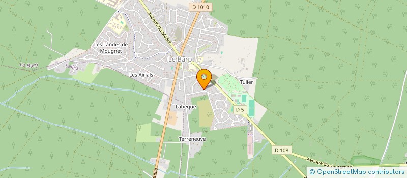 localisation de l'entreprise SCI GRAM'ARIEGE  LE BARP