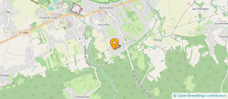 localisation de l'entreprise SCI GRAMAIN  SCIEZ