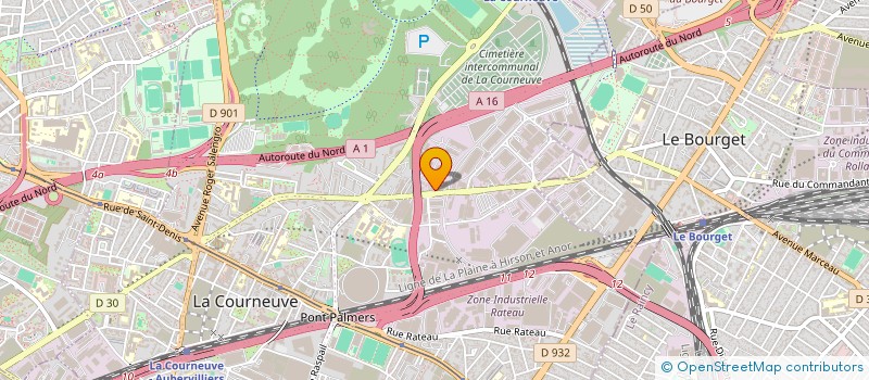 localisation de l'entreprise SCI GRAMARD à LA COURNEUVE
