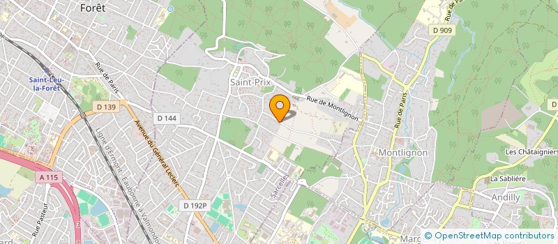 localisation de l'entreprise SCI GRAMMONT à SAINT-PRIX