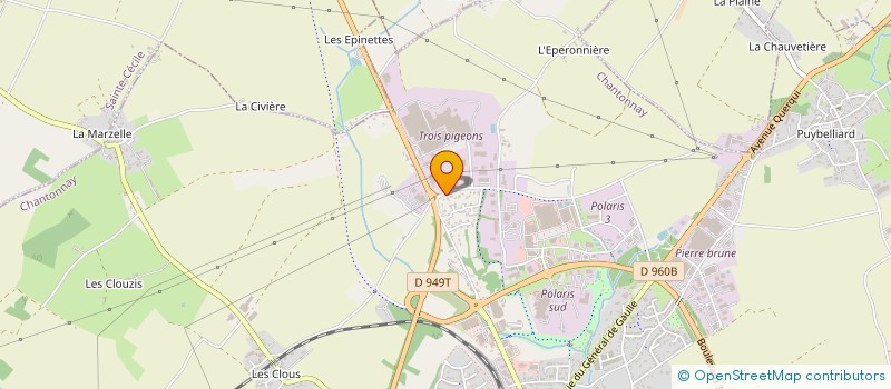 localisation de l'entreprise SCI GRAMMONT à CHANTONNAY